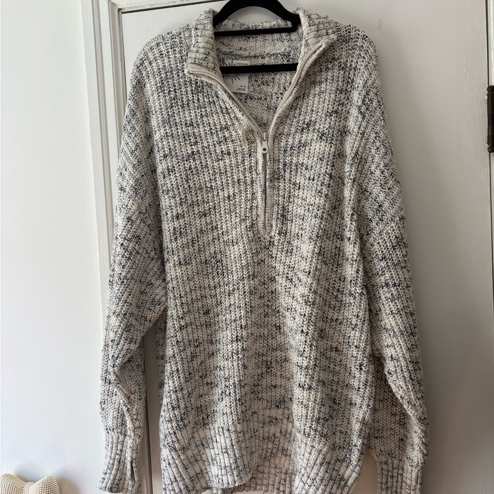 Aerie / offline Cozy Quarter Zip Neck Sweater